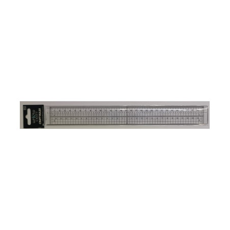 Kcraft Metal Edged Craft Ruler with Centre Line