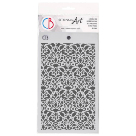 Ciao Bella Texture Stencil 5x8 Ethereal Elegance