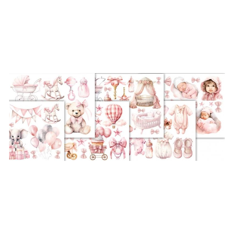 Mintay Baby Girl 6 x 8 Scrapbook Book