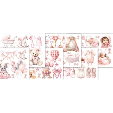 Mintay Baby Girl 6 x 8 Scrapbook Book