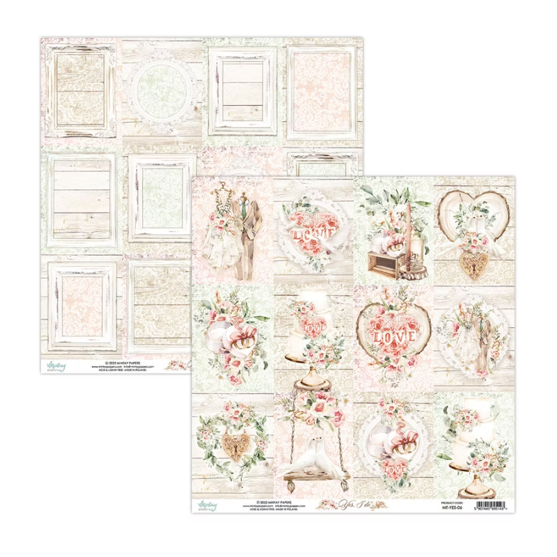 Mintay 12 x 12 Yes, I do Paper 06