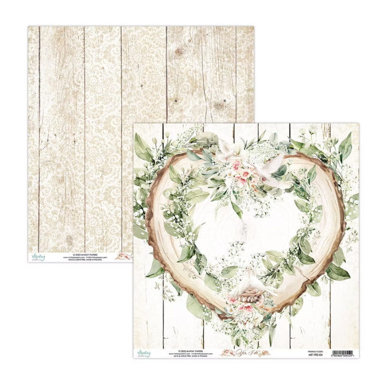 Mintay 12 x 12 Yes, I do Paper 04