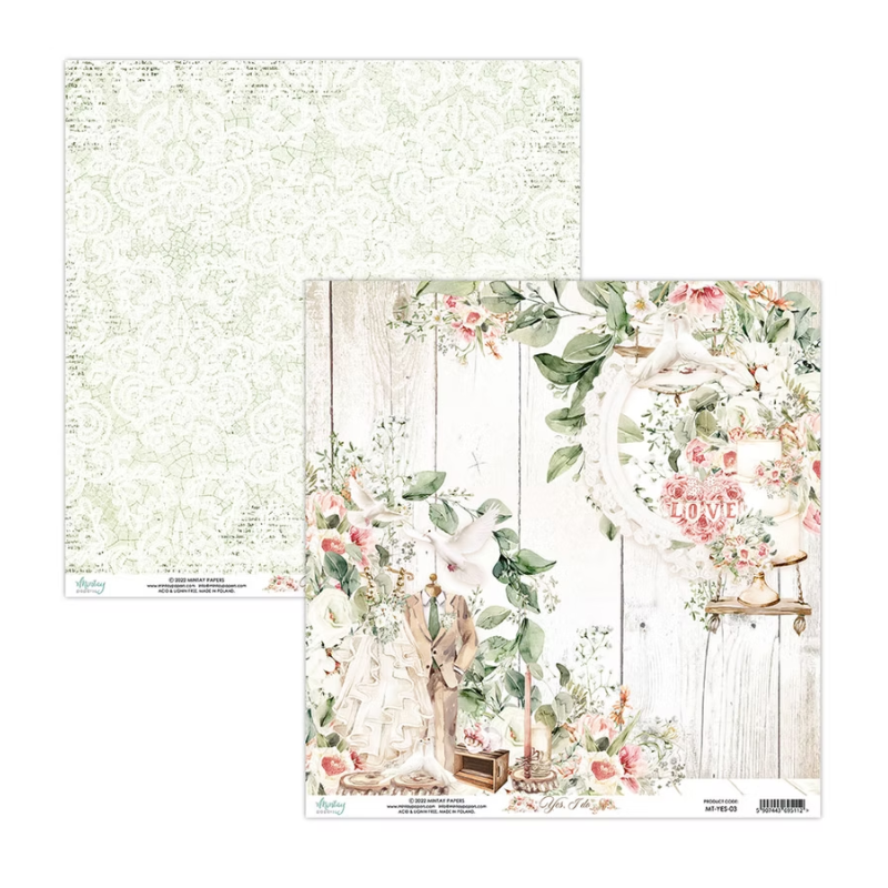 Mintay 12 x 12 Yes, I do Paper 03