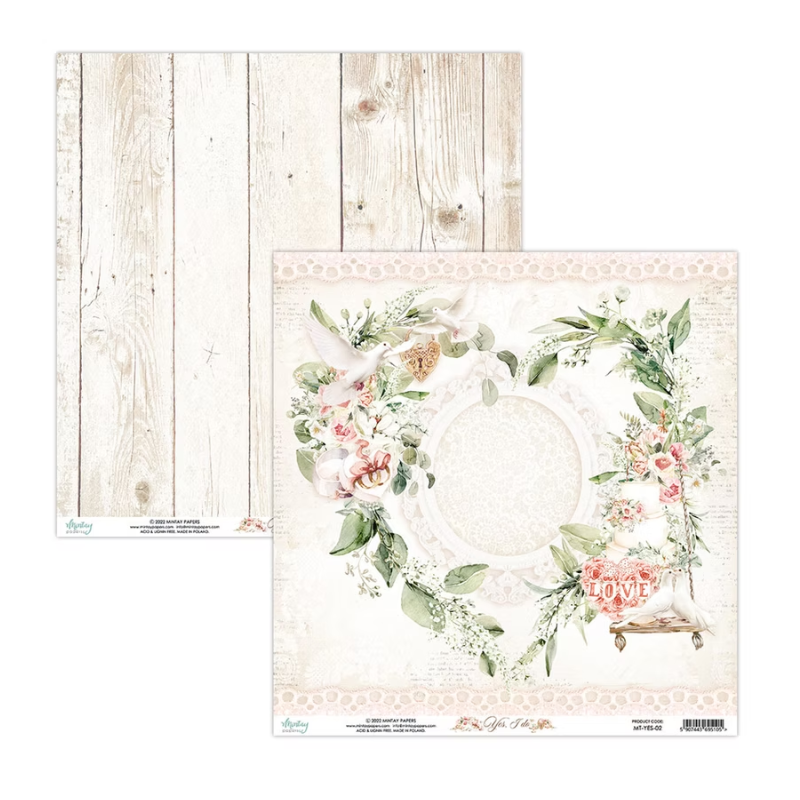 Mintay 12 x 12 Yes, I do Paper 02