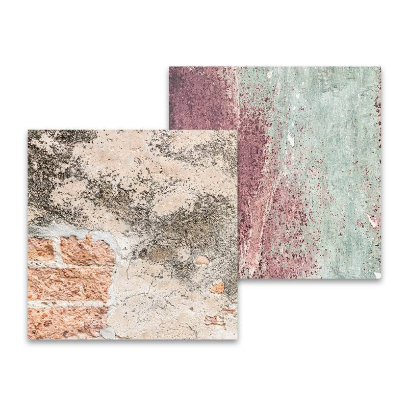 P13 Maxi Creative Pastel Walls 12x12 Scrapbook Paper 001