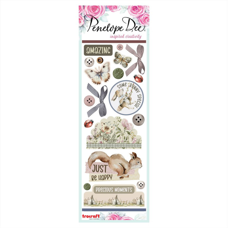 Penelope Dee Woodlands Tales Journal Stickers