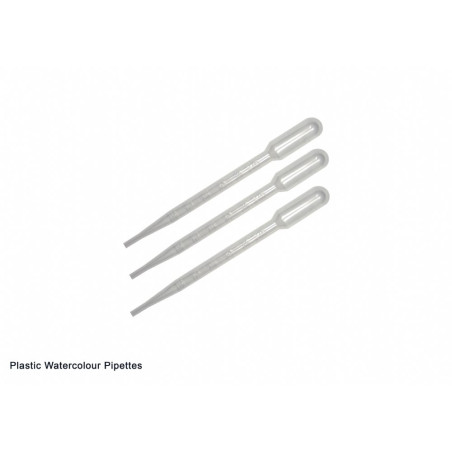 Plastic Watercolour Pipettes 6pcs