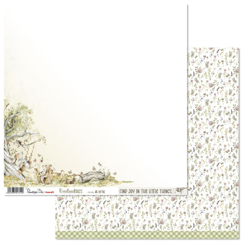 Penelope  Dee 12 x 12 Woodlands Tales Paper - Be Little