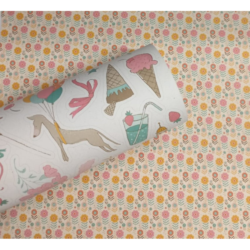 Lady Pattern Sweet Summer Paper - Vintage Blooms