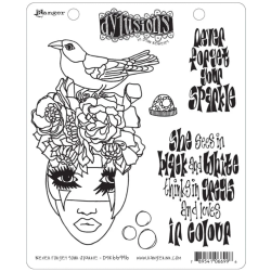 Ranger Dyan Reaveley's Dylusions Cling Stamp Collections 8.5"X7" - Never Forget Your Sparkle