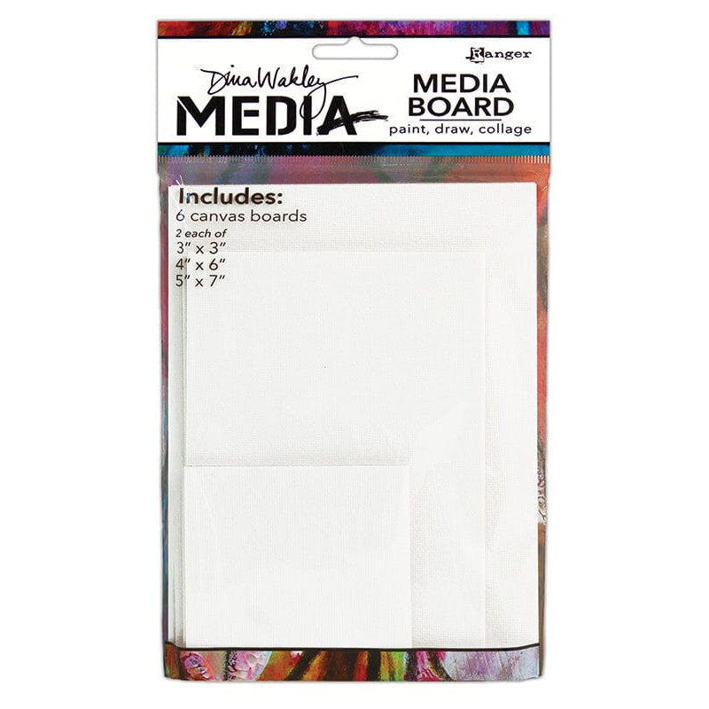 Ranger Dina Wakley Media Board/Canvas Multipack 6pk