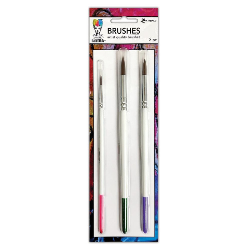 Ranger Dina Wakley Media Soft Bristle Brush Set