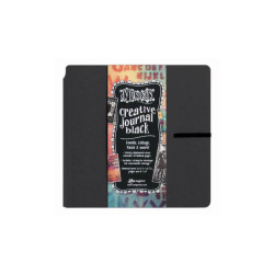 RANGER DYLUSIONS 8X8 SQUARE CREATIVE JOURNAL - BLACK