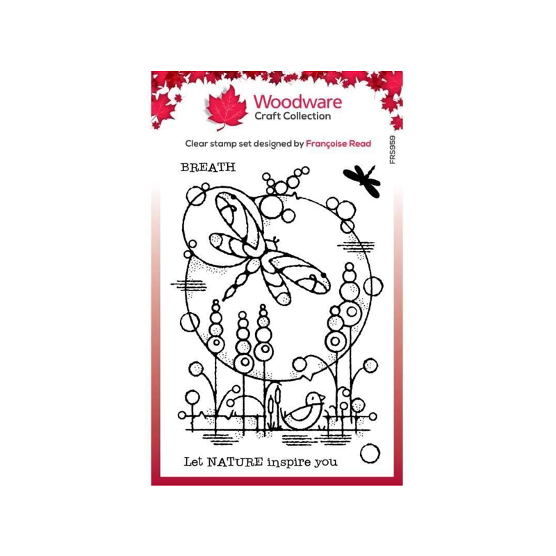 Creative Expressions Clear Stamp Dragonfly Pond