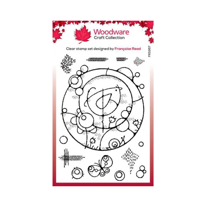 Creative Expressions Clear Stamp - Bird Circle