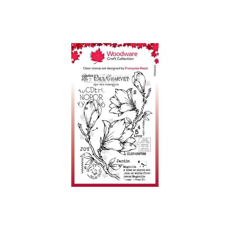 Woodware Clear Stamp Spring Magnolia