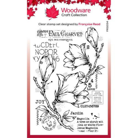 Woodware Clear Stamp Spring Magnolia