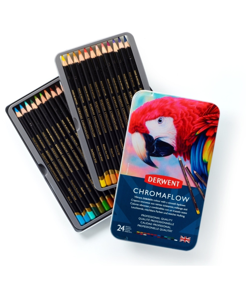 Derwent Chromaflow Colour Pencil Tins