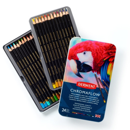 Derwent Chromaflow Colour Pencil Tins