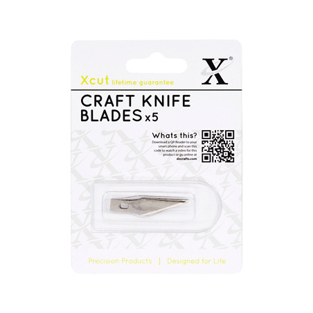 Xcut Craft Knife Replacement Blades (5 Pieces)