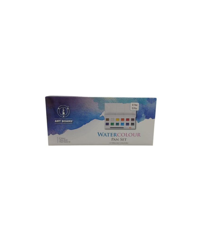 ART BOARD WATERCOLOUR DELUXE SET 12
