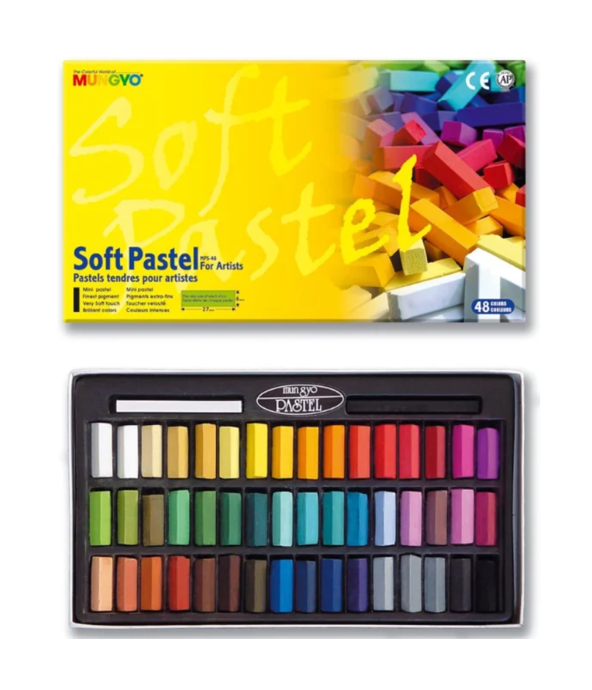 Mungyo Soft Pastels Half Sized 48pcs