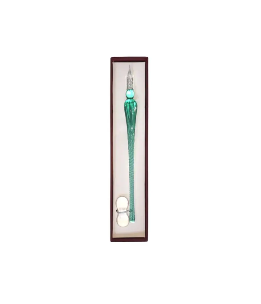 Pro-Art Calligraphy Glass Dipping Pen - Ice Green