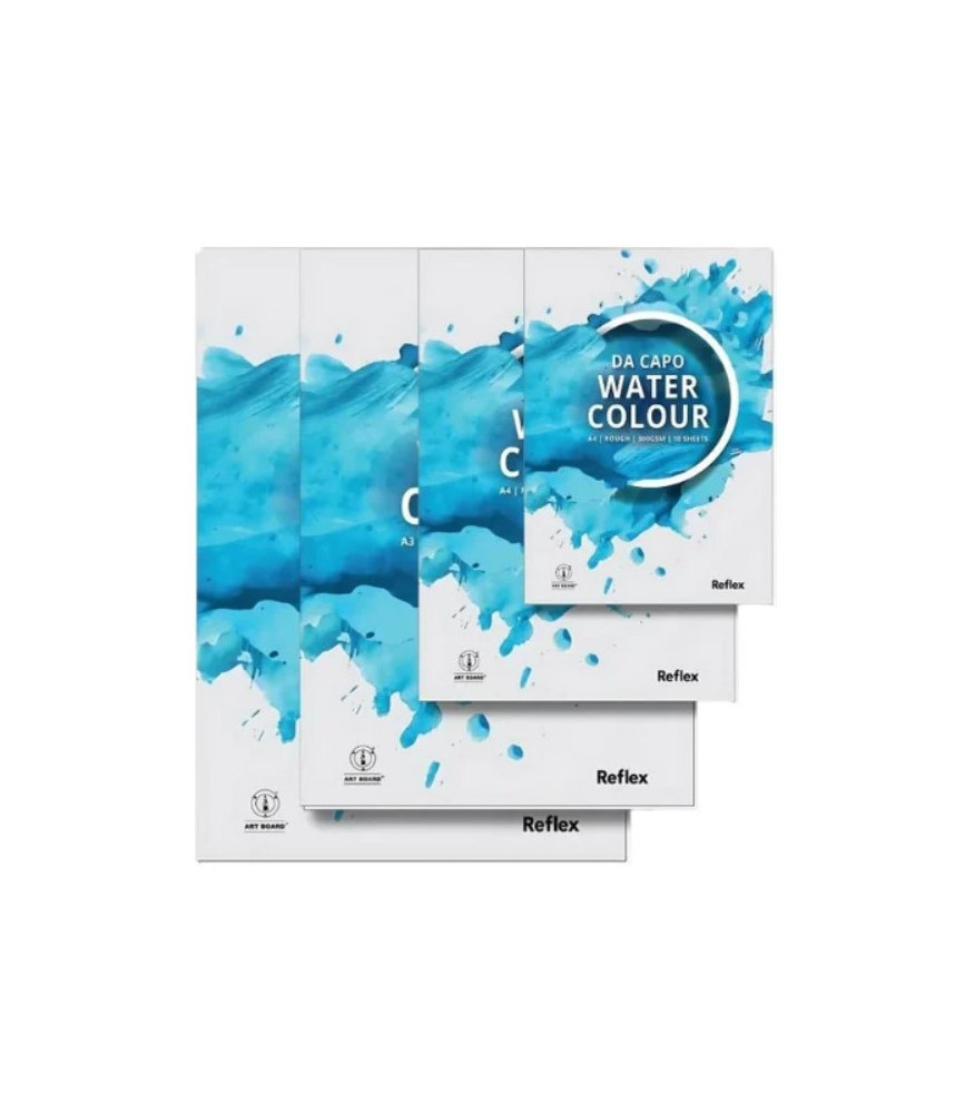A5 Reflex Da Capo Watercolour Pad, 10 Sheets, 300gsm