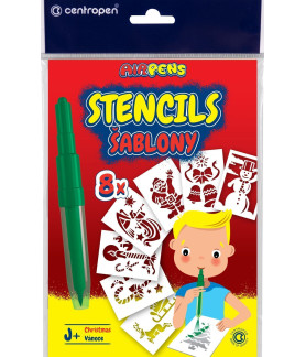 CENTROPEN STENCIL CHRISTMAS CENTROPEN J+