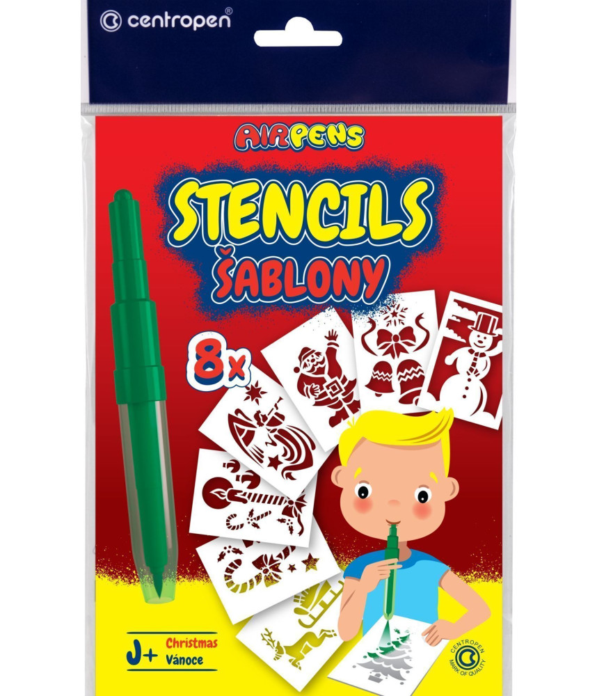 CENTROPEN STENCIL CHRISTMAS CENTROPEN J+