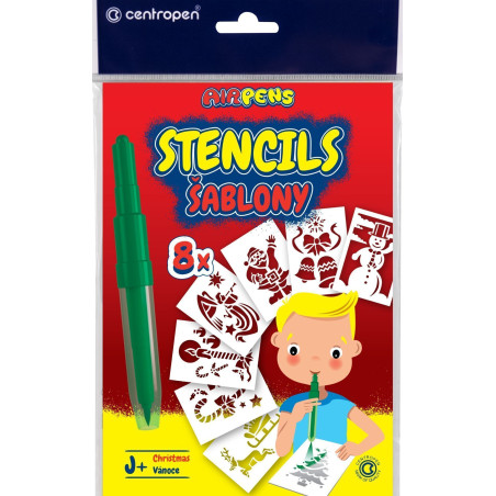 CENTROPEN STENCIL CHRISTMAS CENTROPEN J+