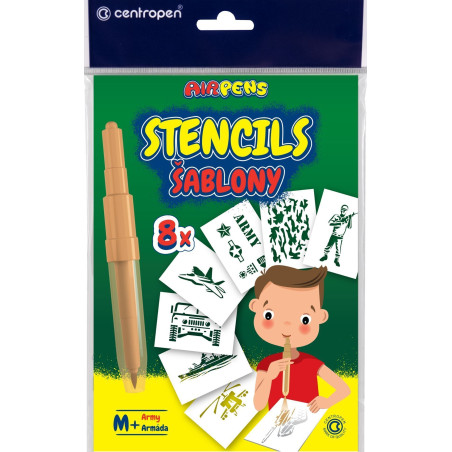 CENTROPEN STENCIL ARMY +M