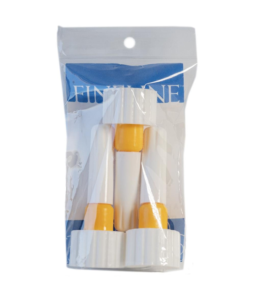Fineline 18 Gauge 1" Applicator Tip 3pc -24/410 Yellow Band