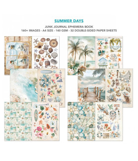Summer Days Ephemera Book A4 32/Pkg