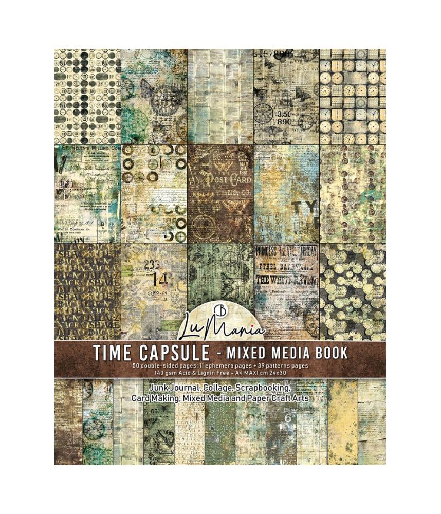 Time Capsule Mixed Media Book A4 Maxi 50Pg