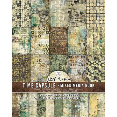Time Capsule Mixed Media Book A4 Maxi 50Pg