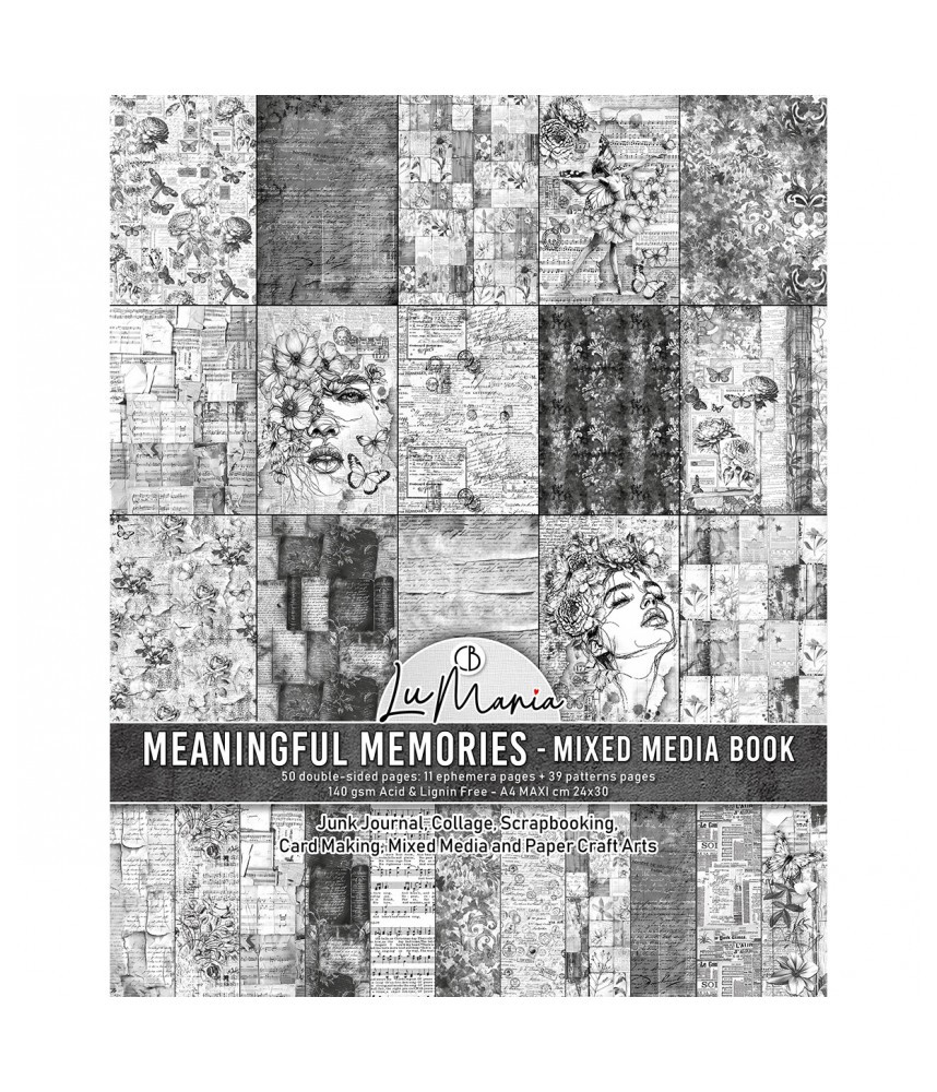 Meaningful Memories Mixed Media book A4 Maxi 50Pg