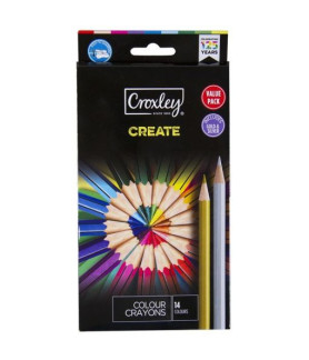 Croxley Colour Pencils 14pcs