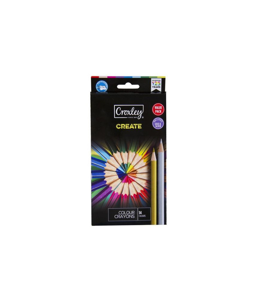 Croxley Colour Pencils 14pcs