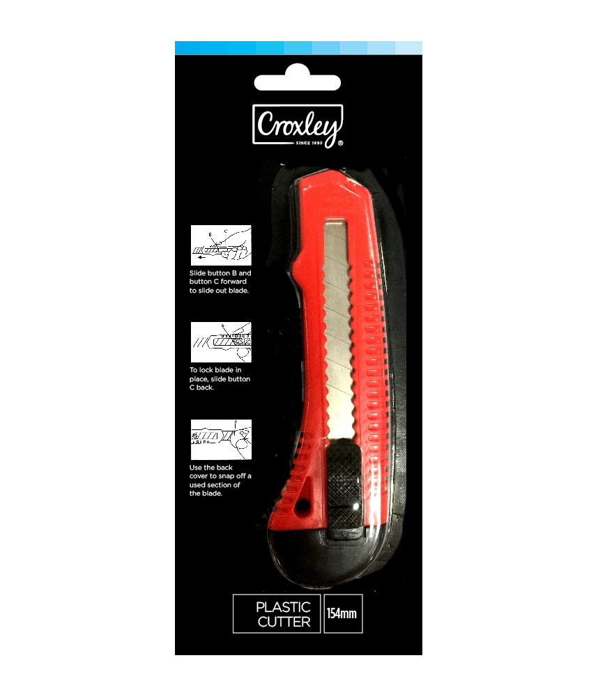 Croxley Plastic Cutter 154mm