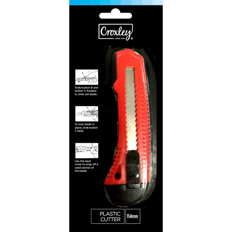 Croxley Plastic Cutter 154mm