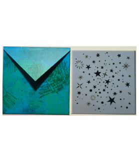 Studio Light Art By Marlene Mini Stencil/Mask - Stars