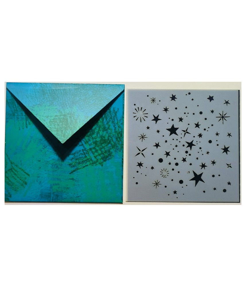 Studio Light Art By Marlene Mini Stencil/Mask - Stars