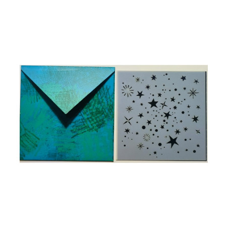 Studio Light Art By Marlene Mini Stencil/Mask - Stars