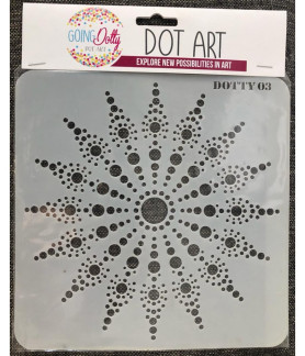 Going DOTTY Art - Mandala Art Stencil