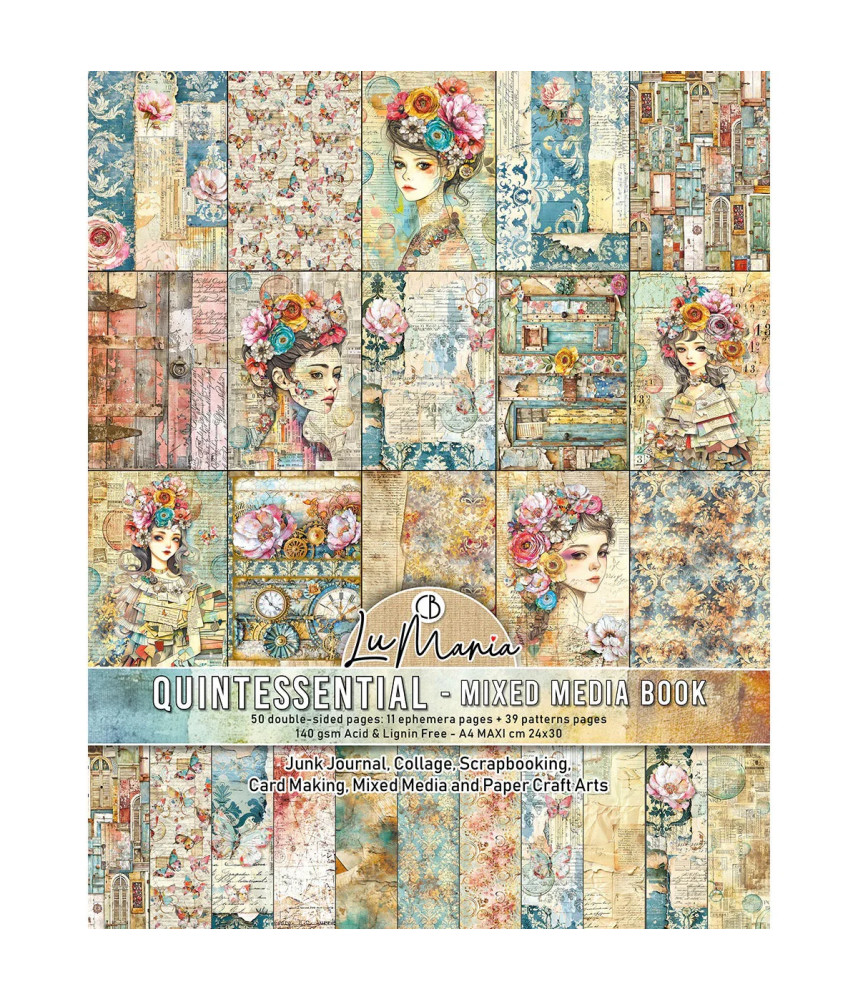 Quintessential Mixed Media Book A4 Maxi 50Pg
