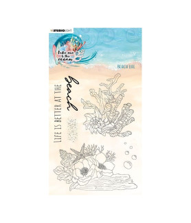 Clear stamp Beach Life Take me to the Ocean 6Pcs