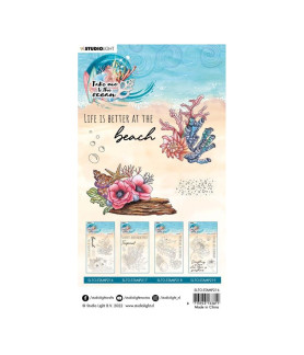 Clear stamp Beach Life Take me to the Ocean 6Pcs