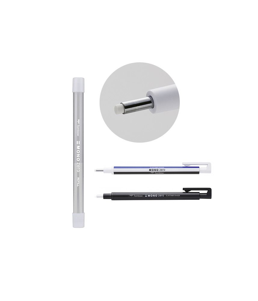 Tombow Mono Zero Precision Erasers & Refills - Round