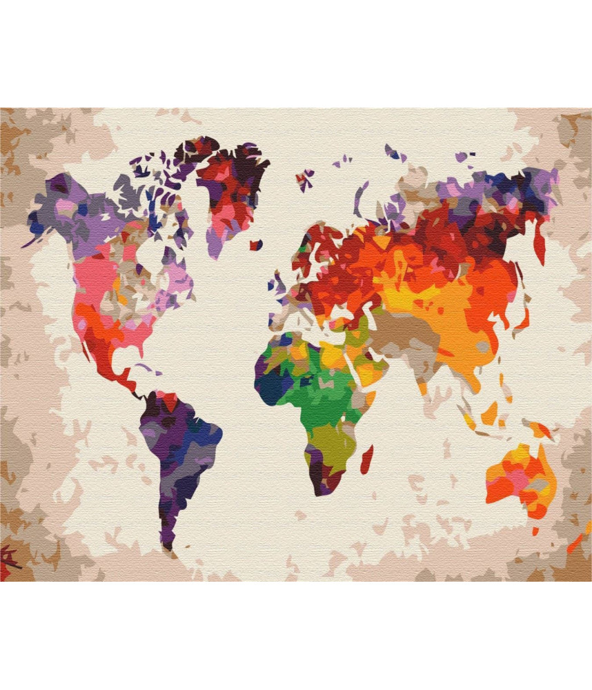 Brushme Paint by numbers Premium Color map